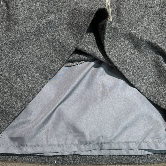 Madewell Wool Viscose Modal Grey Skirt with front pockets Size 6 - Picture 7 of 7